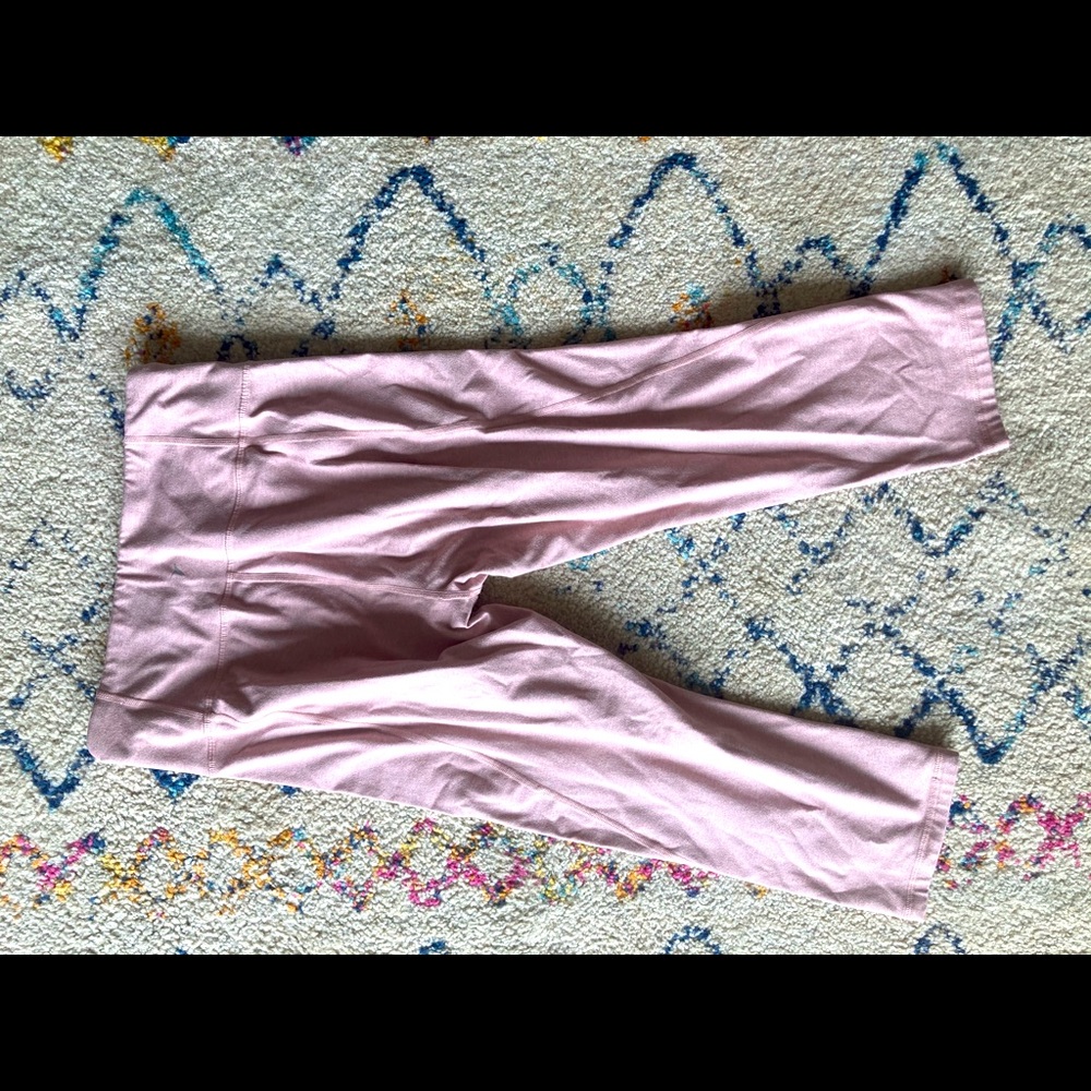 Pink yoga pants
